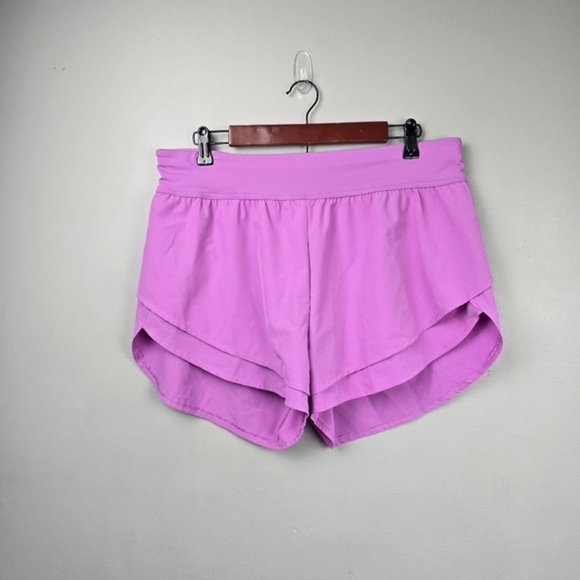 APANA Athletic High Rise Shorts Flowy Purple Womens Size XL Sporty Workout - Picture 1 of 8